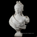 Noble princess bust sculpture in marble